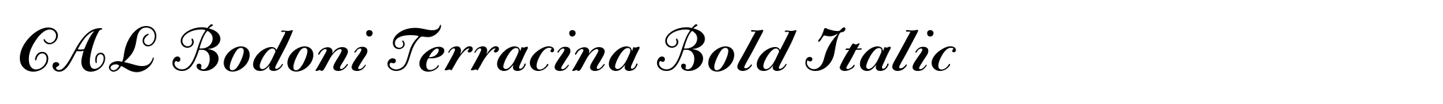 CAL Bodoni Terracina Bold Italic image